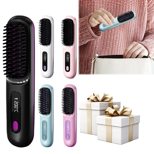 Portable Straightening Brush
