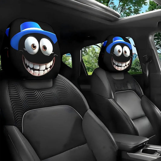 FunFace Car Headrest Covers