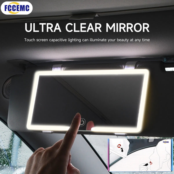 Slim LED Visor Vanity Mirror
